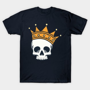 King Skull with Crown T-Shirt